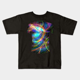 Cosmic Kaleidoscope Lens Flare Kids T-Shirt